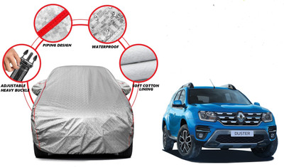 Auto Oprema Car Cover For Renault Duster (With Mirror Pockets)(Silver)