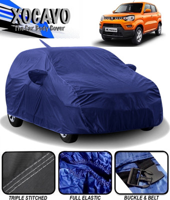 XOCAVO Car Cover For Maruti Suzuki S-Presso (With Mirror Pockets)(Blue)