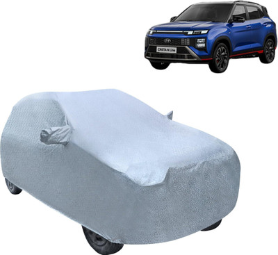 vyas Car Cover For Hyundai Creta (With Mirror Pockets)(Silver, For 2024 Models)