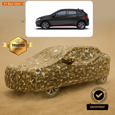 PAGORA Car Cover For Hyundai i20 Sportz (With Mirror Pockets)(Yellow)