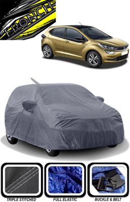 FRONCH Car Cover For Tata Altroz, Altroz XT Petrol (With Mirror Pockets)(Grey)
