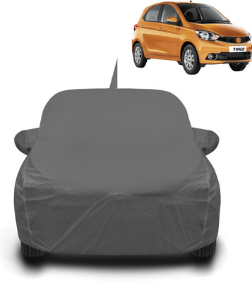 Caronix Car Cover For Tata Tiago (With Mirror Pockets)(Grey)