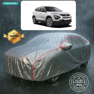 PAGORA Car Cover For Tata Harrier XM (With Mirror Pockets)(Silver)