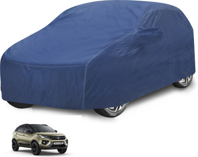 Auto Hub Car Cover For Tata Nexon (With Mirror Pockets)(Blue)