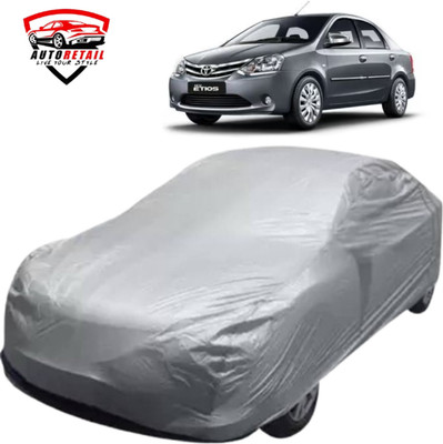 AutoRetail Car Cover For Toyota Etios Cross, Etios Cross 1.2L G, Etios Cross 1.2L G Petrol, Etios Cross 1.4L GD, Etios Cross 1.4L GD Diesel, Etios Cross 1.4L VD, Etios Cross 1.4L VD Diesel, Etios Cross 1.5L V (Without Mirror Pockets)(Silver)