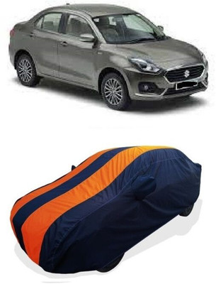 QLAX Car Cover For Maruti Swift Dzire VDI (With Mirror Pockets)(Orange)