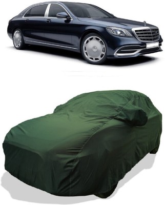 Coxtor Car Cover For Mercedes Benz S 350 (With Mirror Pockets)(Green)