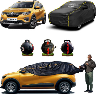 CARBLAZER Car Cover For Renault Triber (Without Mirror Pockets)(Black)