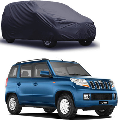 ROYAL AUTO MART Car Cover For Mahindra TUV300 (Without Mirror Pockets)(Grey)