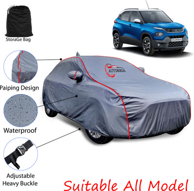 AUTOBIRSA Car Cover For Tata Punch (With Mirror Pockets)(Grey)