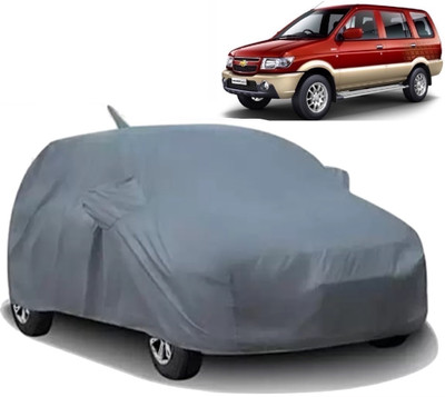 R Rayvin Star Car Cover For Chevrolet Tavera (With Mirror Pockets)(Multicolor)