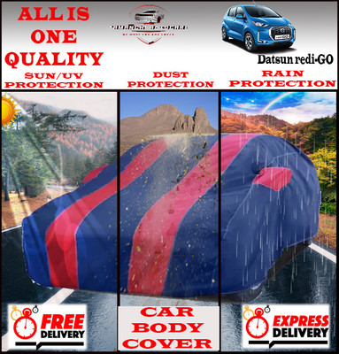 Tamanchi Autocare Car Cover For Datsun redi-GO(Red, Black)