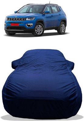 Wegather Car Cover For Jeep Compass 2.0 Longitude Diesel (With Mirror Pockets)(Blue)