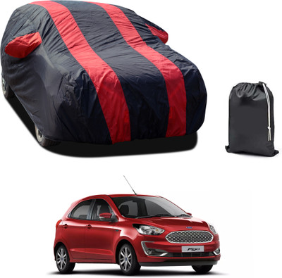 PAGORA Car Cover For Ford Figo (With Mirror Pockets)(Red, For 2019, 2020, 2021, 2022, 2023 Models)