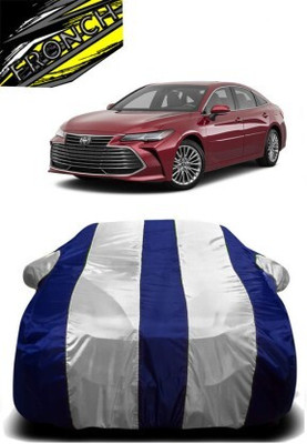 FRONCH Car Cover For Tata Manza (With Mirror Pockets)(White, Blue)
