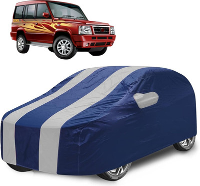 Caronix Car Cover For Tata Sumo Gold (With Mirror Pockets)(Silver)