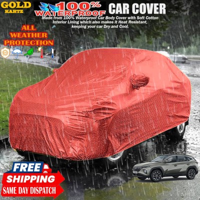 GOLDKARTZ Car Cover For Hyundai Tucson(Red)