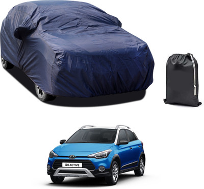 PAGORA Car Cover For Hyundai i20 Active (With Mirror Pockets)(Blue)