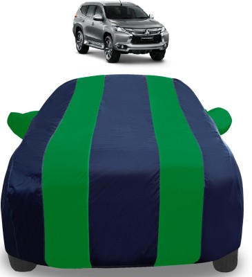 Auto Hub Car Cover For Mitsubishi Pajero Sport (With Mirror Pockets)(Green)