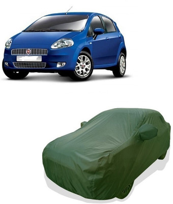 Tricway Car Cover For Fiat Punto (With Mirror Pockets)(Green)