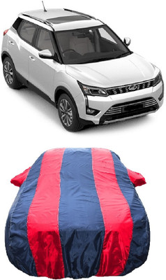 Wegather Car Cover For Mahindra XUV300 W8 Petrol (With Mirror Pockets)(Red)
