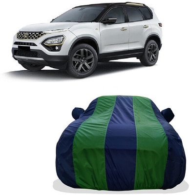 Tricway Car Cover For Tata Safari (7 Seater) (With Mirror Pockets)(Green)