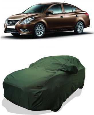 Coxtor Car Cover For Nissan Sunny XV CVT (With Mirror Pockets)(Green)