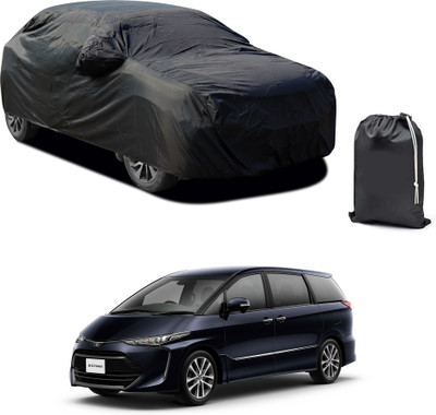 CODOKI Car Cover For Toyota Estima (With Mirror Pockets)(Black)