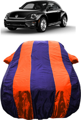 Wegather Car Cover For Volkswagen Beetle (With Mirror Pockets)(Orange)