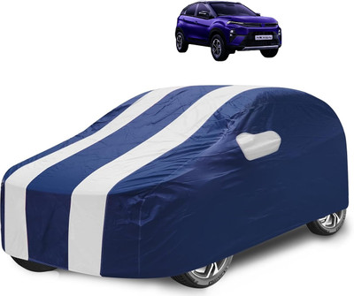 Caronix Car Cover For Tata Nexon (With Mirror Pockets)(White)