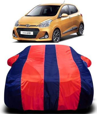 AXLOZ Car Cover For Hyundai Grand i10 (With Mirror Pockets)(Multicolor)