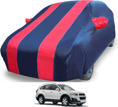 Euro Care Car Cover For Chevrolet Captiva (With Mirror Pockets)(Red)