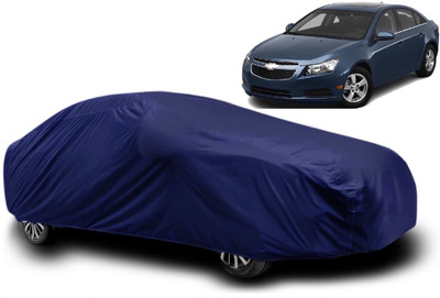 KULTEX Car Cover For Chevrolet Aveo Uva (With Mirror Pockets)(Blue)