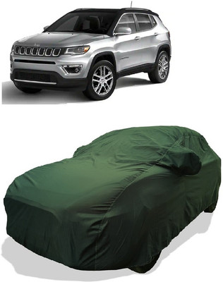 Coxtor Car Cover For Jeep Compass 1.4 Limited Option Petrol (With Mirror Pockets)(Gold)