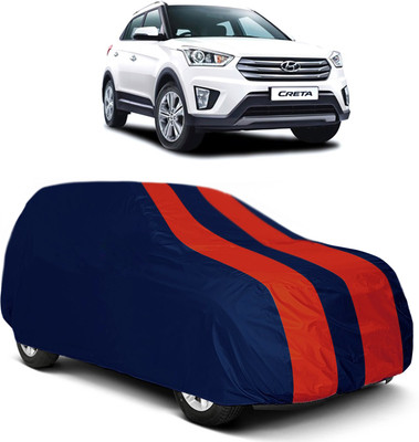 MoTRoX Car Cover For Hyundai Creta (Without Mirror Pockets)(Red, Blue)