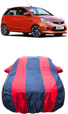 Wegather Car Cover For Tata Bolt Revotron XM (With Mirror Pockets)(Red, Blue)
