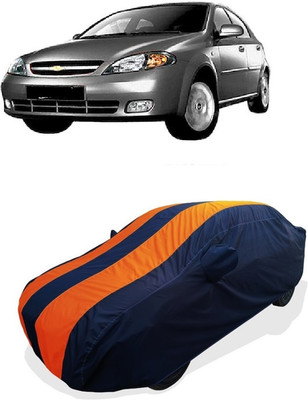 Coxtor Car Cover For Chevrolet Optra SRV 1.8 (With Mirror Pockets)(Orange)