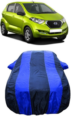 Wegather Car Cover For Datsun Redi-Go S Petrol (With Mirror Pockets)(Blue)