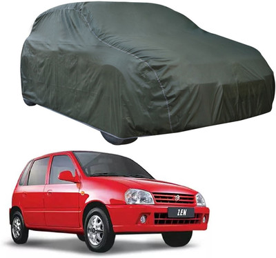 Fit Fly Car Cover For Maruti Zen (Without Mirror Pockets)(Green)