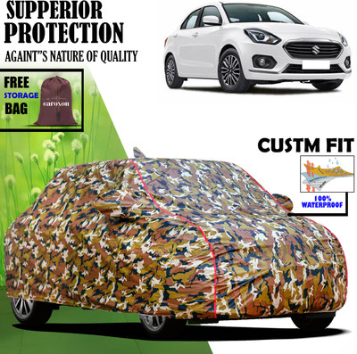 CAROXON Car Cover For Maruti Suzuki Swift Dzire, Swift Dzire 1.2L (With Mirror Pockets)(Multicolor)