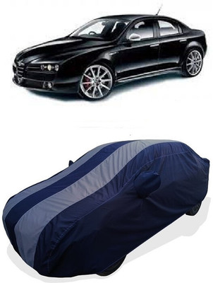 Coxtor Car Cover For Alfa Romeo Sedan 159 3.2 V6 Ti (With Mirror Pockets)(Grey)