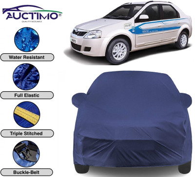 AUCTIMO Car Cover For Mahindra e-Verito (With Mirror Pockets)(Multicolor)