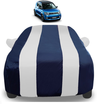 Auto Hub Car Cover For Maruti Ignis (With Mirror Pockets)(Silver)