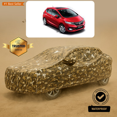 CODOKI Car Cover For Honda Jazz (With Mirror Pockets)(Multicolor)