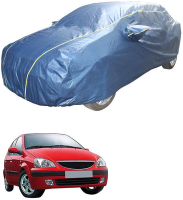 SS FOR YOUR SMART NEEDS Car Cover For Tata Indica V2 (With Mirror Pockets)(Blue)