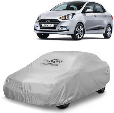 Kingsway Car Cover For Hyundai Xcent (Without Mirror Pockets)(Silver, For 2017, 2018, 2019, 2020 Models)