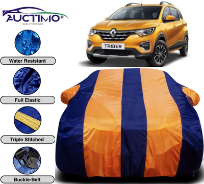 AUCTIMO Car Cover For Renault Triber (With Mirror Pockets)(Multicolor)