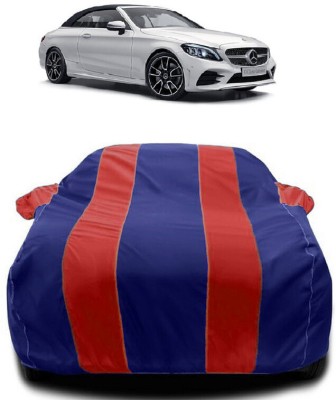 Autoprime Car Cover For Mercedes Benz C-Class Cabriolet (With Mirror Pockets)(Red, Blue)