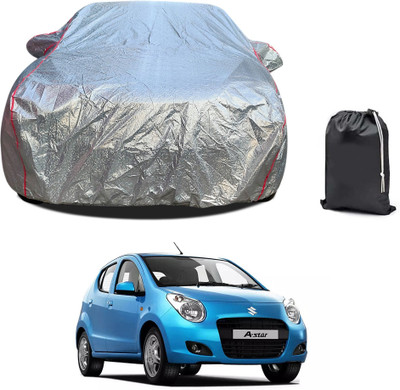 PAGORA Car Cover For Maruti Suzuki Alto 800 (With Mirror Pockets)(Silver)