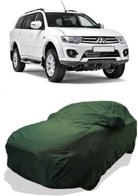 QLAX Car Cover For Maruti Pajero Sport Select Plus 4X4 MT Diesel (With Mirror Pockets)(Green)